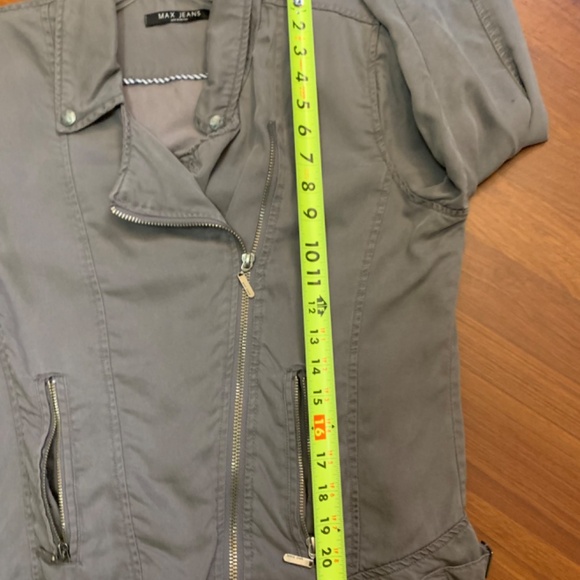 Max Jeans ladies Moto-style jacket in grey with zippered closure - Picture 12 of 15